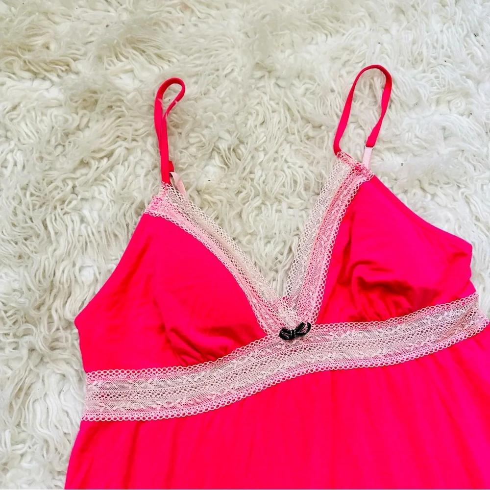 Vintage y2k Victorias secret pink slip dress lingerie - Picture 3 of 3